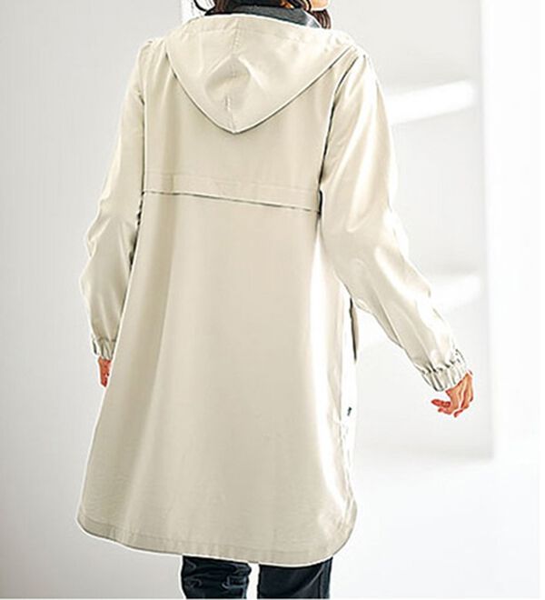 BELLUNA（ベルーナ）の「はっ水加工ボンディング素材ロング丈パーカー（ロングコート）」｜詳細画像