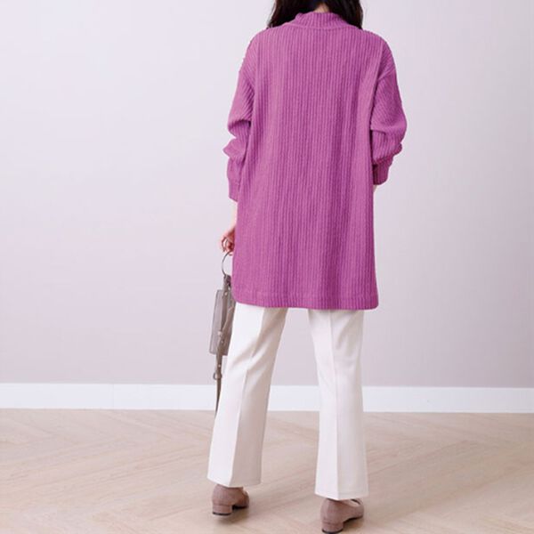 BELLUNA（ベルーナ）の「ジャカード素材肩ボタン使いチュニック（チュニック）」｜詳細画像