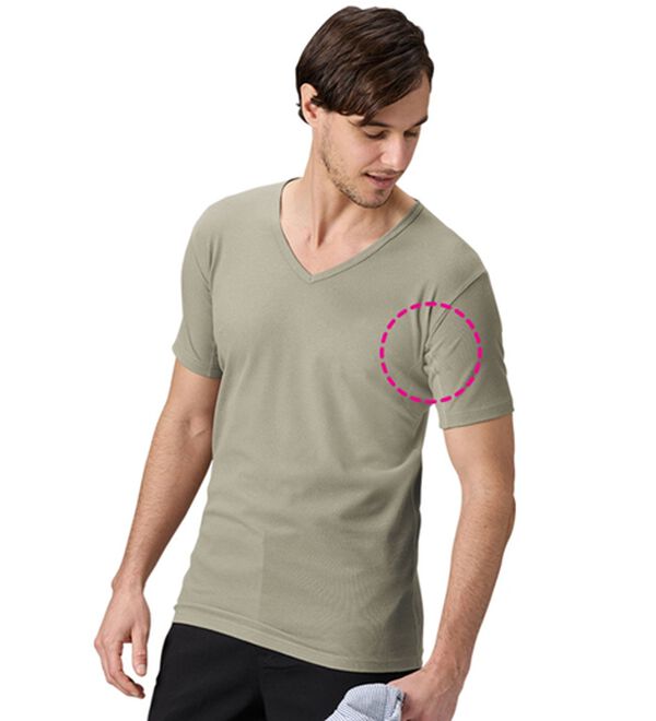 「【３枚組】夏の味方！汗取りインナー３枚組（メンズ肌着・インナーウェア）」｜詳細画像