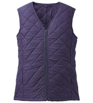BELLUNA（ベルーナ）の「【マジ軽ウォーム】蓄熱保温キルトベスト（ポーチ付）（ベスト）」｜パープル