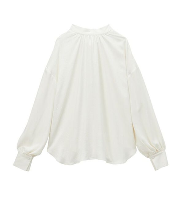 GeeRA（ジーラ）の「前後２ｗａｙボウタイブラウス（ブラウス）」｜詳細画像