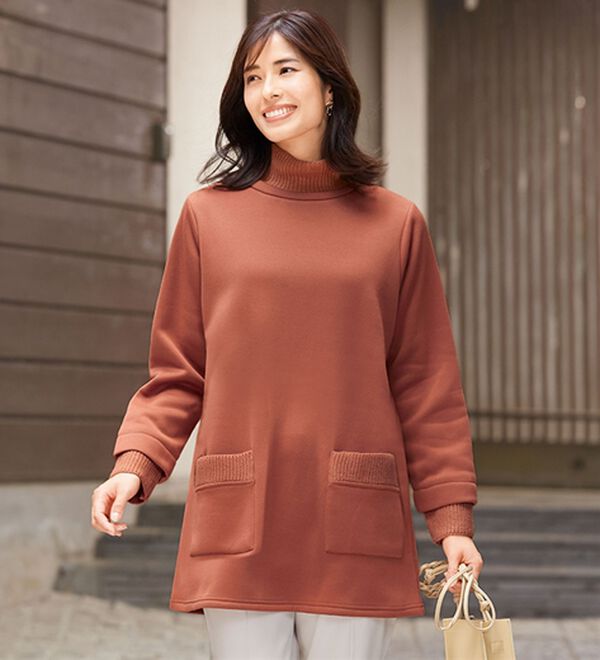 LAVIENNE（ラヴィエンヌ）の「【３色組】レイヤード風技ありプルオーバー（ニット・セーター）」｜詳細画像