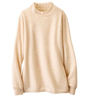 ルフラン（ルフラン）の「＜ｆｕ－ｕ＞カシミヤ１００％良質あたたかセーター（ニット・セーター）」｜ベージュ
