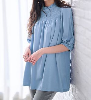 RANAN（ラナン）の「シャーリングパフスリーブチュニック（チュニック）」｜詳細画像