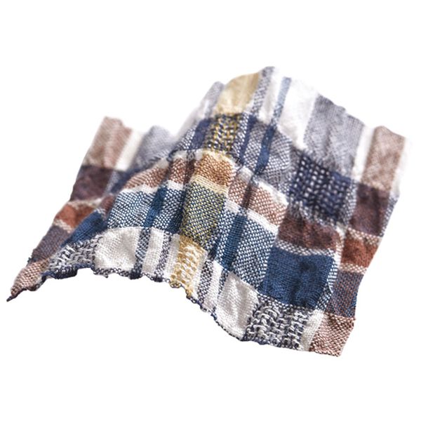 BELLUNA（ベルーナ）の「リブ付チェック柄涼感Ｔブラウス（ブラウス）」｜詳細画像