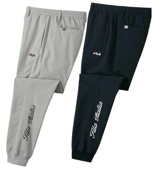 「【２本組】＜フィラ＞ストレッチジョガーパンツ（メンズフルレングスパンツ）」｜2本組