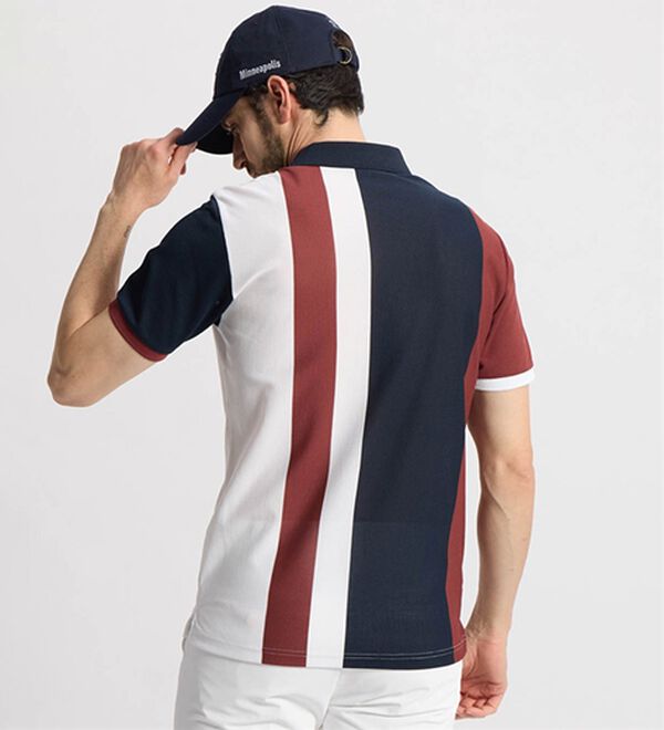 「＜マンシングウェア＞マナード&times;ＳＵＮＳＣＲＥＥＮ先染めストライプ半袖シャツ（メンズシャツ）」｜詳細画像