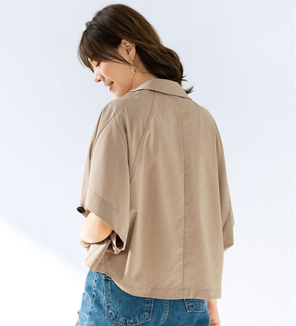 BELLUNA（ベルーナ）の「さらっと体型カバー　ワイドサマージャケット（その他ジャケット）」｜詳細画像