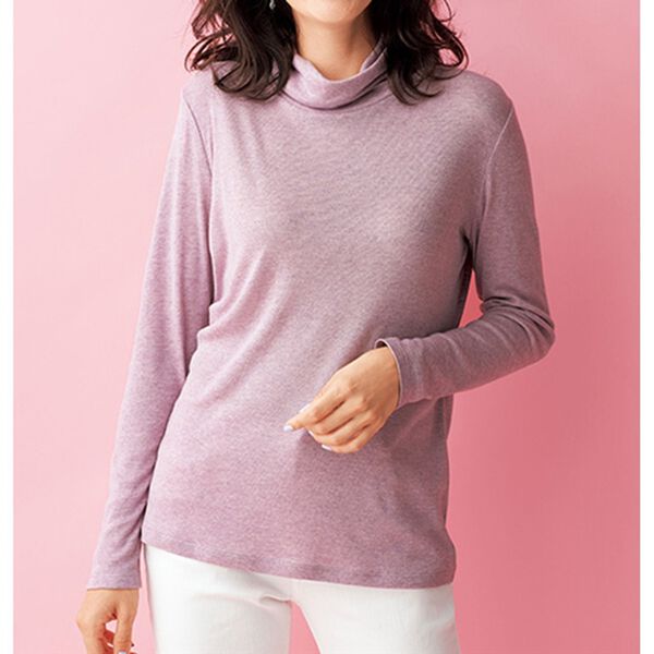 BELLUNA（ベルーナ）の「モダールコットン混フライスプルオーバー（カットソー）」｜詳細画像