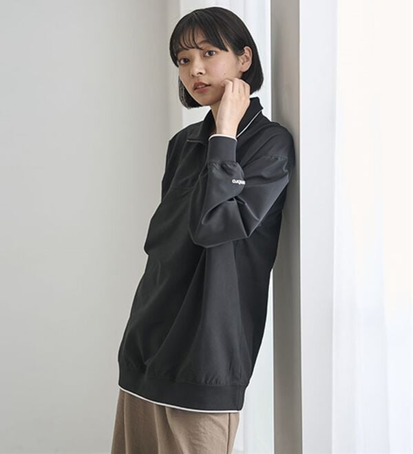 BELLUNA（ベルーナ）の「＜ｕｍｂｒｏ＞ハーフジッププルオーバー（カットソー）」｜詳細画像