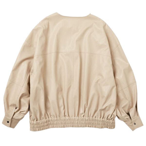 RANAN（ラナン）の「フェイクレザーブルゾン（ブルゾン）」｜詳細画像