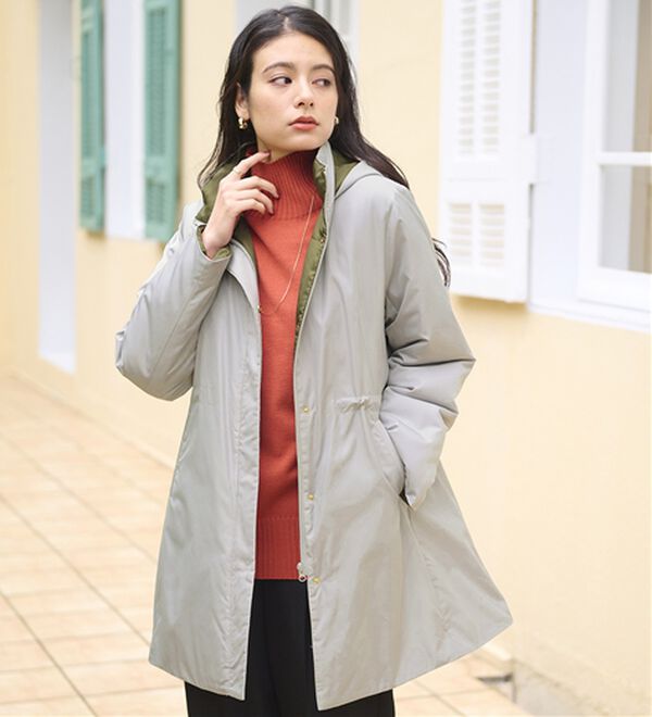 BELLUNA（ベルーナ）の「Ａｉｒｙ　＆Ｗａｒｍ　あったか軽量デザインコート（ロングコート）」｜詳細画像