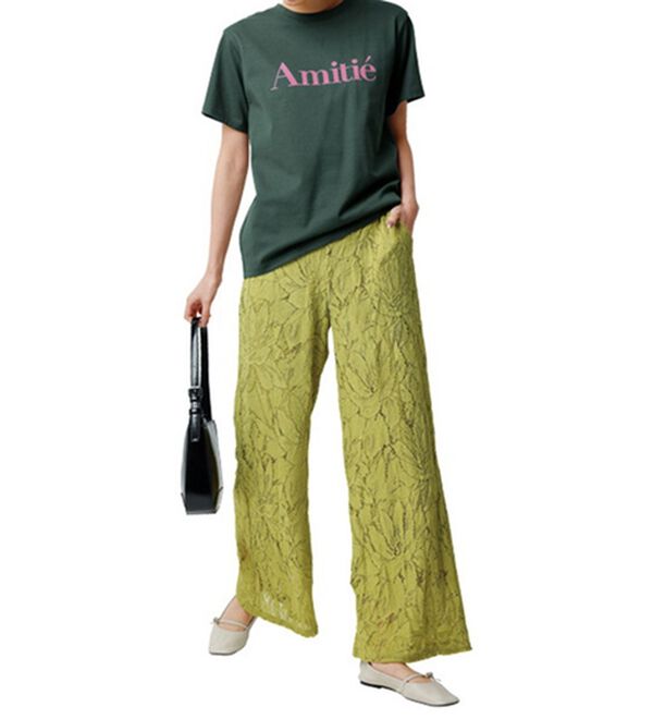 RANAN（ラナン）の「フロッキープリントロゴＴ（Tシャツ）」｜詳細画像