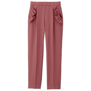 RANAN（ラナン）の「フリルポケットテーパードパンツ（テーパードパンツ）」｜ピンク