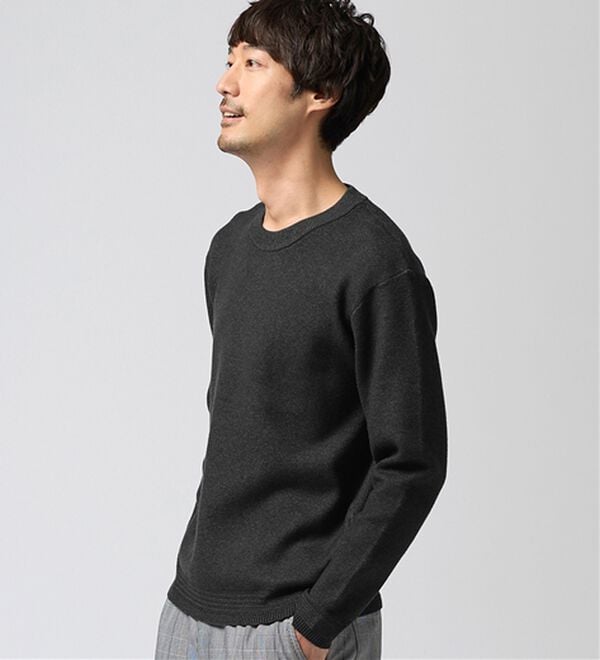 REMEN'S（リメンズ）の「【洗える】やわらかタッチクルーネックセーター（メンズニット・セーター）」｜詳細画像