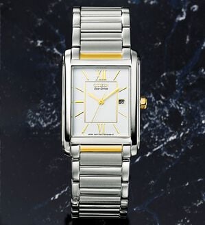 「＜シチズン＞エコ・ドライブ（メンズ腕時計）」｜ホワイト