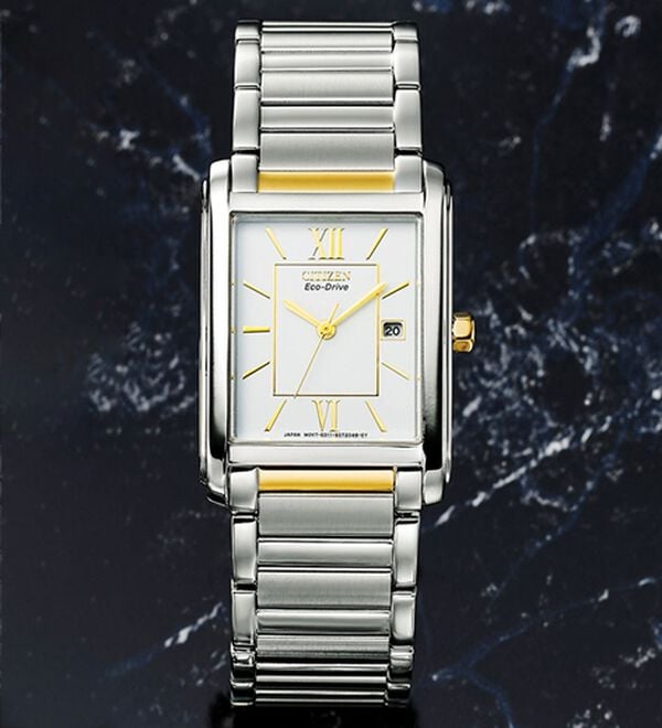 「＜シチズン＞エコ・ドライブ（メンズ腕時計）」｜ホワイト