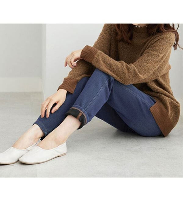 BELLUNA（ベルーナ）の「あったか！裏フリースストレッチパンツ（フルレングスパンツ）」｜詳細画像