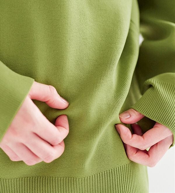 BELLUNA（ベルーナ）の「洗える！軽い！配色使いニットカーディガン（ニットカーディガン）」｜詳細画像