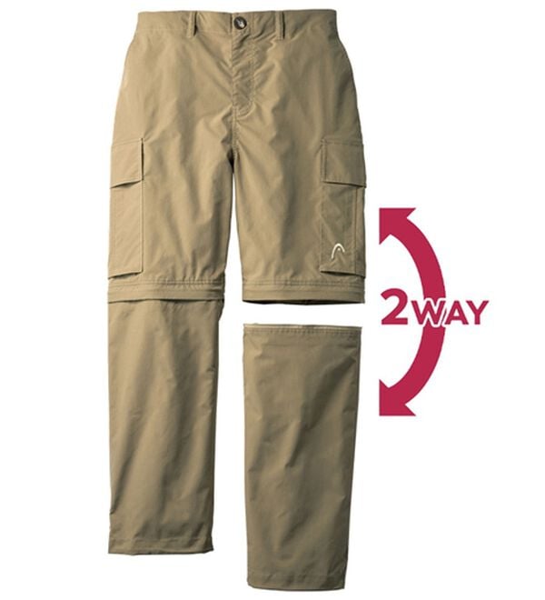 「＜ヘッド＞まさに画期的２ウェイカーゴパンツ（メンズフルレングスパンツ）」｜詳細画像