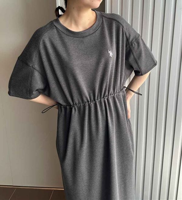 RANAN（ラナン）の「＜U.S.POLO ASSN.＞ドロストデザインワンピース（その他ワンピース）」｜詳細画像