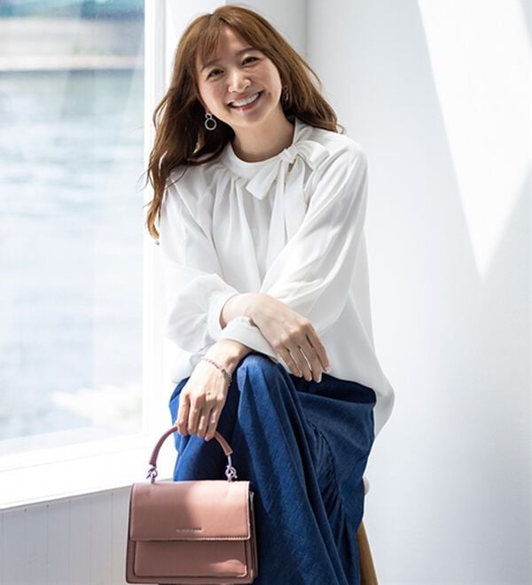 BELLUNA（ベルーナ）の「私を輝かせる！衿リボンゆったりブラウス（ブラウス）」｜詳細画像