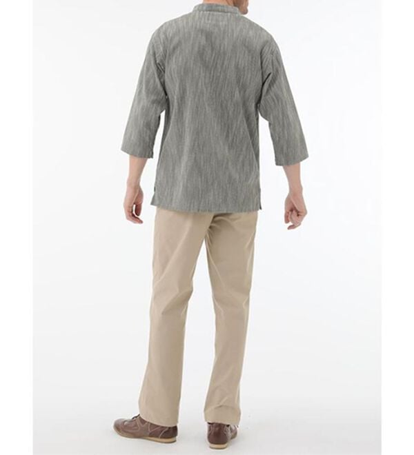 「＜ダンロップ・リファインド&times;コムルヴァン・オム＞７得アクティブチノパンツ（メンズフルレングスパンツ）」｜詳細画像