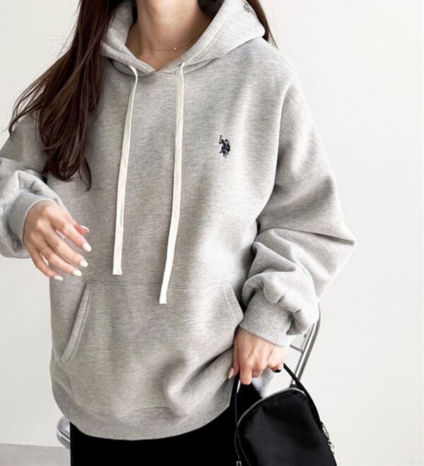 GeeRA（ジーラ）の「【U.S. POLO ASSN.】選べる２丈！フード刺繍裏起毛パーカー（パーカー）」｜詳細画像