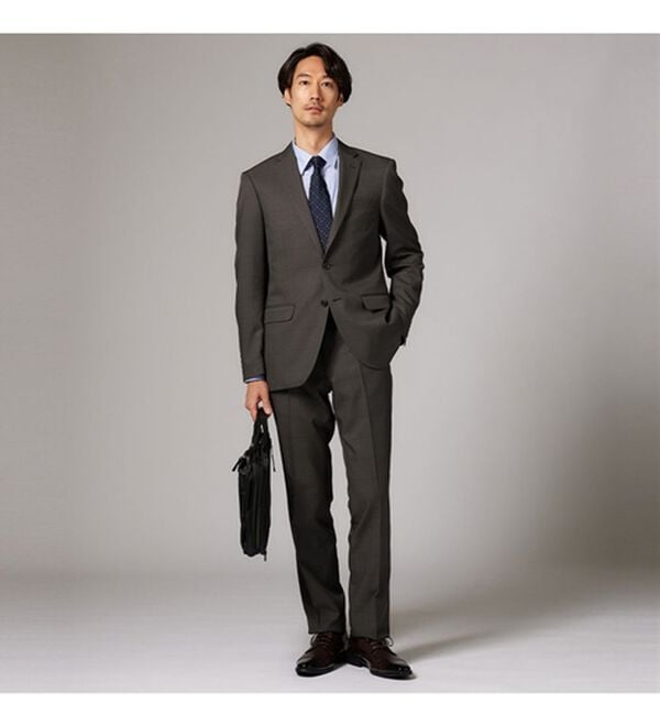 REMEN'S（リメンズ）の「【洗濯機ＯＫ】ノータックウォッシャブルスーツ（ビジネススーツ）」｜詳細画像
