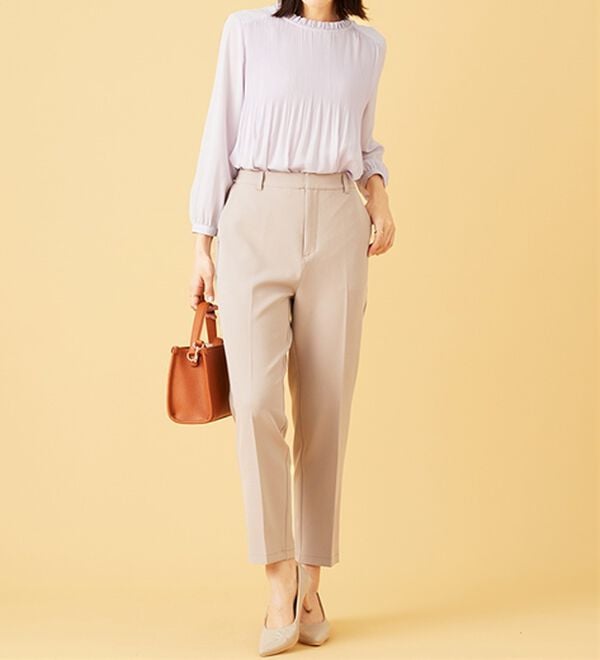 BELLUNA（ベルーナ）の「【新色追加】〈セレモニースタイル〉細プリーツデザインブラウス（ブラウス）」｜詳細画像