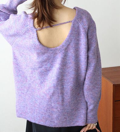 GeeRA（ジーラ）の「メランジボリューム袖ニット（ニット・セーター）」