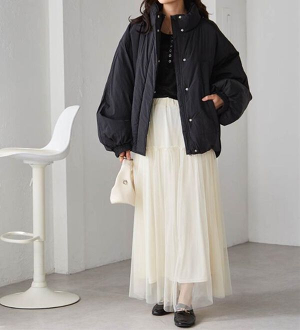 RANAN（ラナン）の「オーバーサイズモンスター中わたブルゾン（ブルゾン）」｜詳細画像