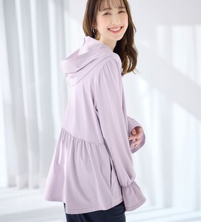 alotta（アロッタ）の「＜水陸両用＞紫外線カット！爽快ジップパーカー（パーカー）」