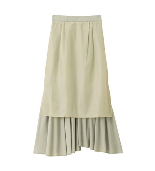 alotta（アロッタ）の「アシメティアードスカート（ロングスカート）」｜詳細画像