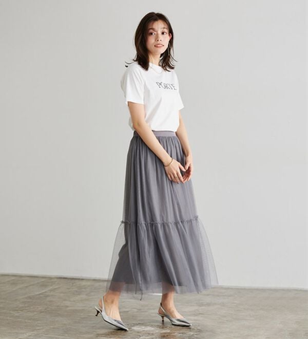 Pierrot（ピエロ）の「【イージーケア】選べるロゴＴシャツ（Tシャツ）」｜詳細画像