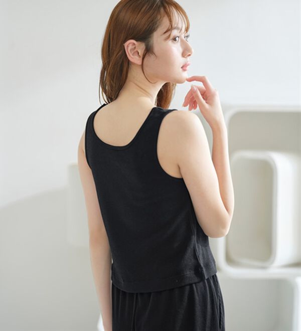 YU'NOW（ユナウ）の「＜ショートパーカータイプ＞ワッフルルームウェア３点セット（パジャマ・ルームウェア）」｜詳細画像