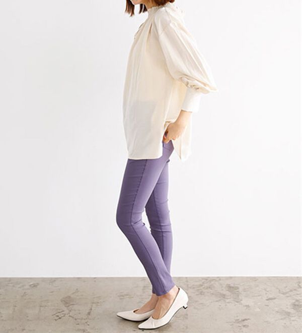 GeeRA（ジーラ）の「嬉しい機能付！美脚スキニーレギンスパンツ（フルレングスタイプ）（フルレングスパンツ）」｜詳細画像