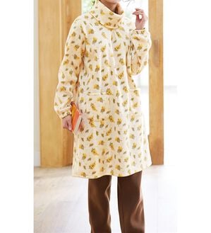 LAVIENNE（ラヴィエンヌ）の「ソフトでかるぽかフリースパジャマ　ワンピース（パジャマ・ルームウェア）」｜ミモザ