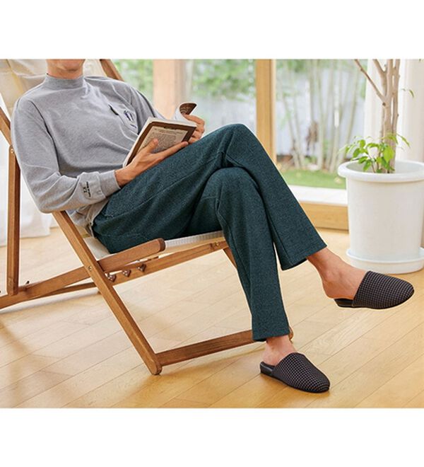 「そのままお出かけジャージパンツ（メンズフルレングスパンツ）」｜詳細画像