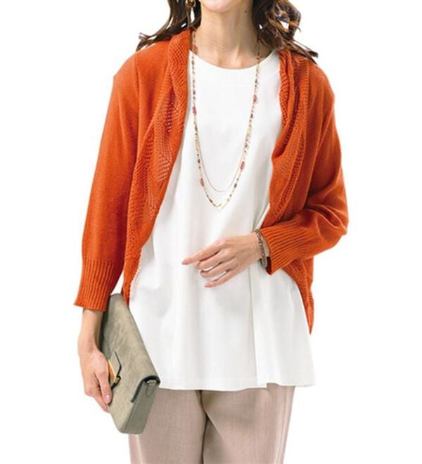 ルフラン（ルフラン）の「１枚でサマになる！ノースリーブプルオーバー（カットソー）」｜詳細画像