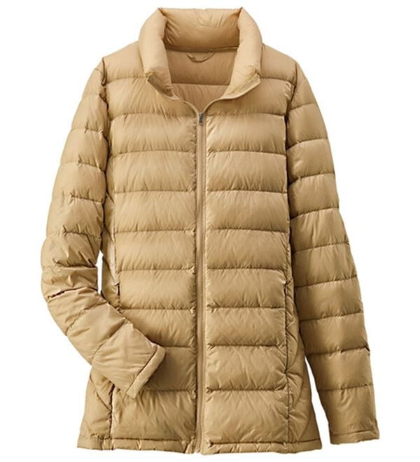 BELLUNA（ベルーナ）の「洗える！軽量ダウンスタンド衿ジャケット（ポーチ付）（ダウンコート・ジャケット・ベスト）」｜ライトキャメル