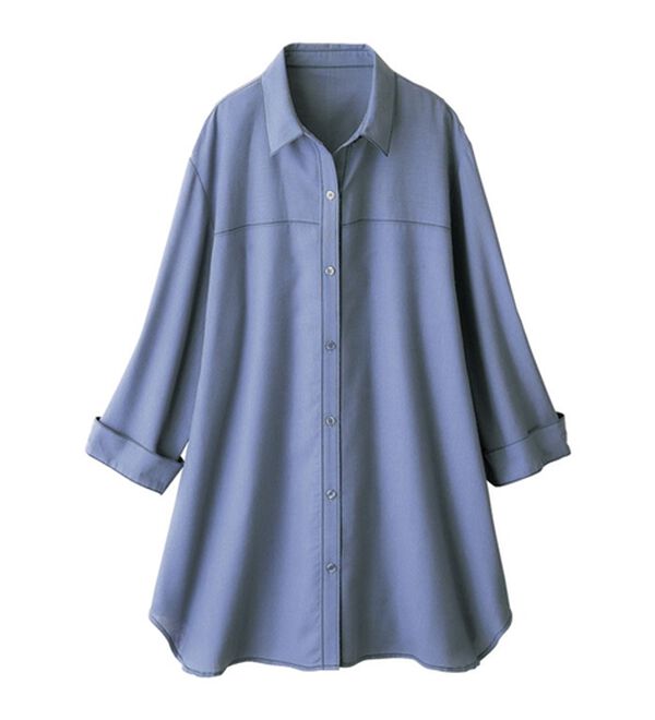 ルフラン（ルフラン）の「ステッチ使いフレンチリネン混シャツ（シャツ）」｜詳細画像