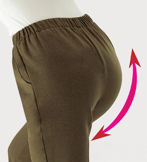 ルフラン（ルフラン）の「【３本組】日本製ふわふわ裏起毛お出かけパンツ（フルレングスパンツ）」｜詳細画像