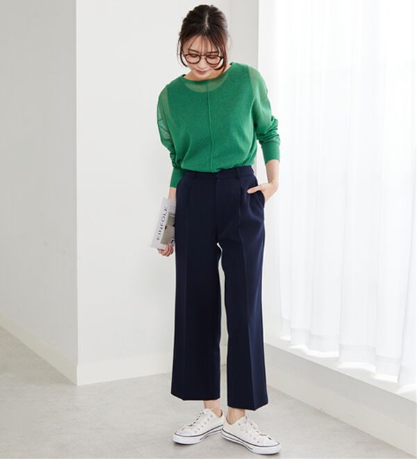 BELLUNA（ベルーナ）の「＜Ｃ／Ｓ＞センタータックワイドパンツ（ワイドパンツ・ガウチョ）」｜詳細画像