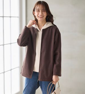 BELLUNA（ベルーナ）の「ウーリッシュ素材ゆったりジャケット（その他ジャケット）」｜詳細画像