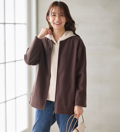 BELLUNA（ベルーナ）の「ウーリッシュ素材ゆったりジャケット（その他ジャケット）」