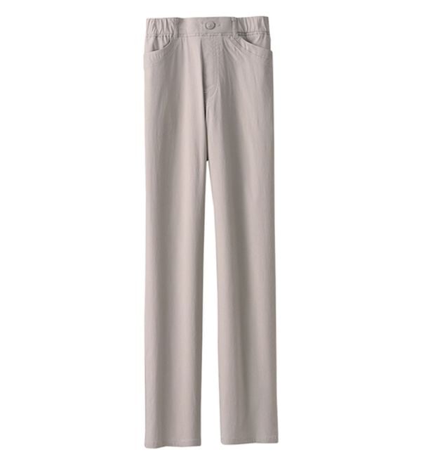 BELLUNA（ベルーナ）の「冷感ピケストレッチ素材スリムパンツ（フルレングスパンツ）」｜詳細画像