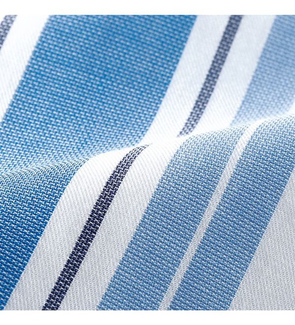 「＜ゴールデンベア＞パナマ織ストライプサマーシャツ（メンズシャツ）」｜詳細画像