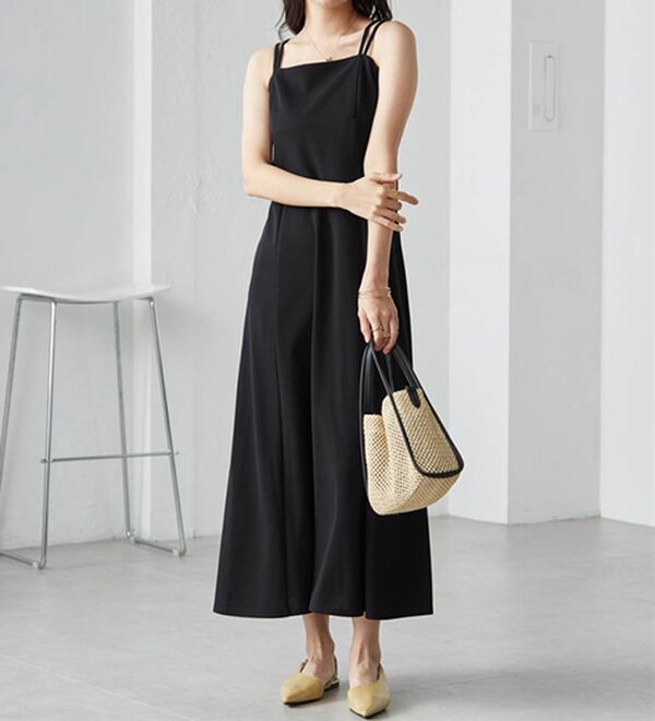 RANAN（ラナン）の「ダブルストラップバックリボンキャミワンピース（その他ワンピース）」｜詳細画像