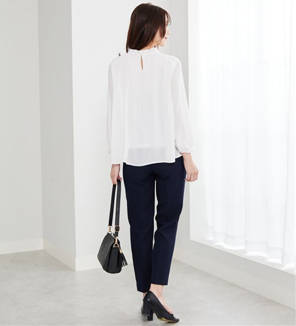 BELLUNA（ベルーナ）の「＜Ｃ／Ｓ＞センタータックテーパードパンツ（テーパードパンツ）」｜詳細画像